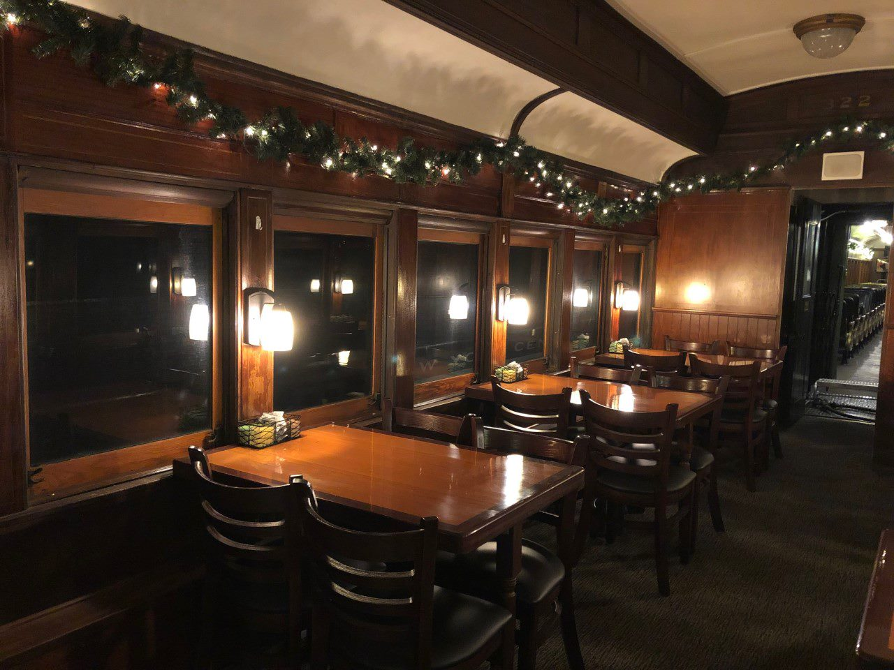 a dining room table